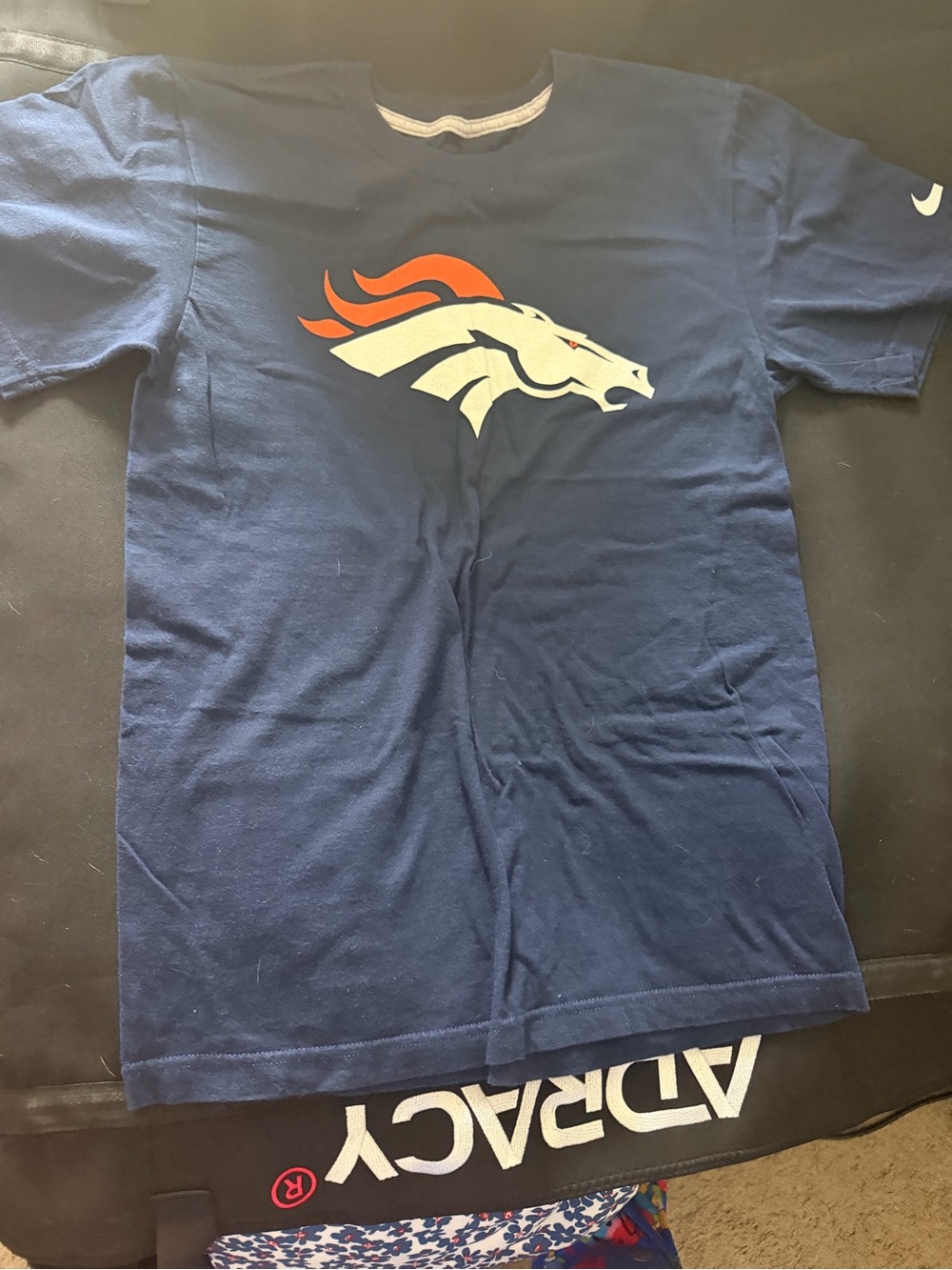 Denver Broncos Nike Team Logo T-Shirt Navy Blue XL